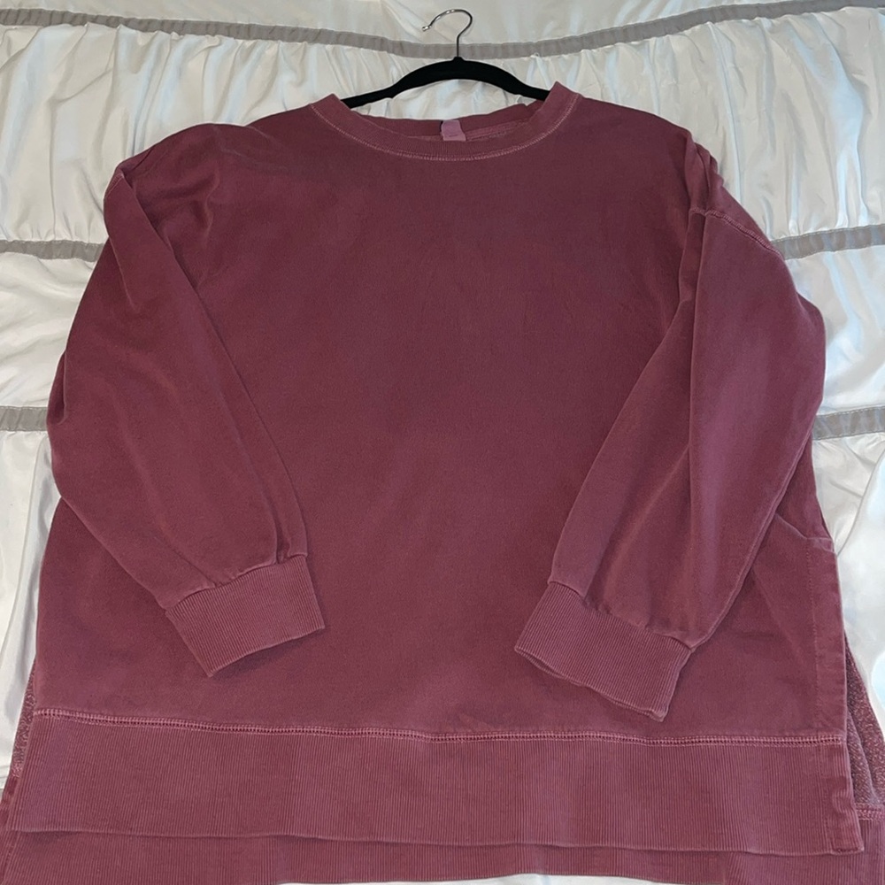 Red sweatshirt